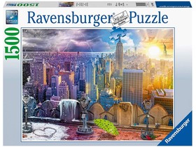 Ravensburger Puzzle 1 500 db New York télen-nyáron