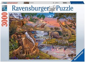 Ravensburger: Puzzle 3 000 db - Állati Királyság