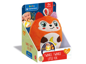 Baby Clementoni Ragyogj kis plüss - róka