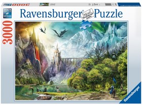 Ravensburger: Puzzle 3000 db - Sárkányok birodalma