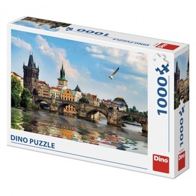Dino Puzzle 1000 db - Károly híd Prágában