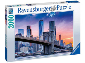 Ravensburger Puzzle 2000 db Brooklynból Manhattenbe