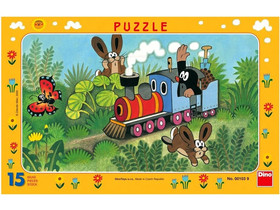 Puzzle 15 db Kisvakond és a mozdony 001039