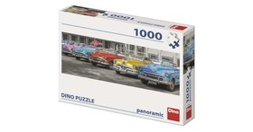 Dino Puzzle 1000 db panoráma - autótalálkozó
