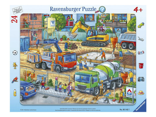 Ravensburger: Puzzle 24 db - Építkezés