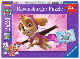 Ravensburger: Puzzle 2x24 db - Mancs Õrjárat, Skye és az Everest