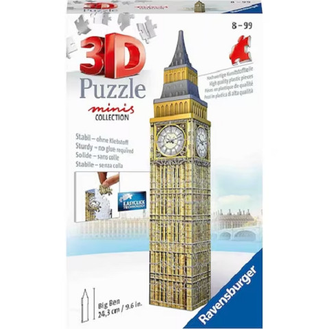 Puzzle 3D 54 db - Mini Big Ben 11246