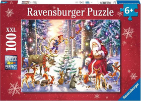 Puzzle 100 db - Erdei karácsony 12937