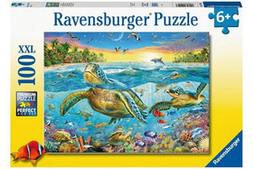 Ravensburger: Puzzle 100 db - Teknõsök találkozója