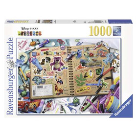 Ravensburger: Puzzle 1000 db - Könyvespolc