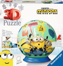 Puzzle 3D 72 db - Minyonok