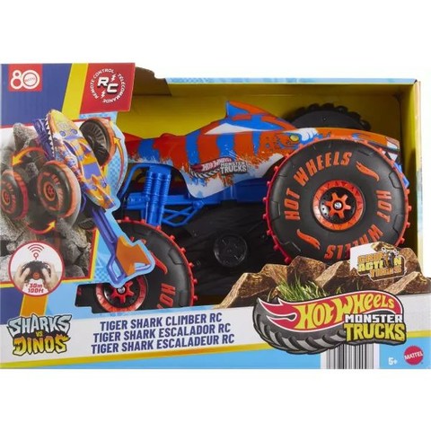 Hot wheels Monster trucks távirányítós mega tiger shark