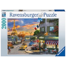Ravensburger: Puzzle 2000 db - Romantikus este Párizsban