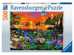 Ravensburger Puzzle 500 db Teknõs a korallzátonyon