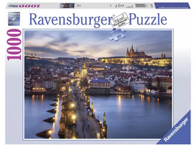 Ravensburger: Puzzle 1000 db - Prága éjjel