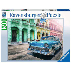 Puzzle 1500 db - Cuba, autók