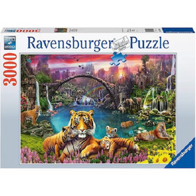 Puzzle 3000 db - Tigrisek a lagúnában