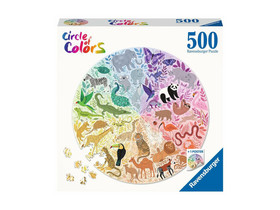 Puzzle kör 500 db - Állatok