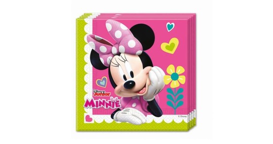Minnie Happy Helpers szalvéta - 33 cm x 33 cm, 20