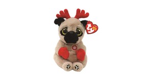 Beanie Babies plüss figura MITTENS, 15 cm - barna kutya (3)