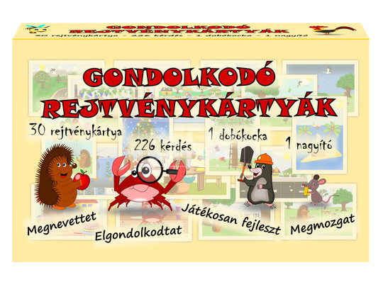 Gondolkodó rejtvénykártyák