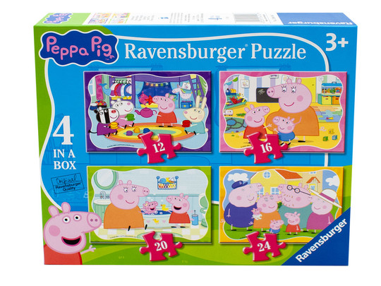 Puzzle 4in1 - Peppa malac