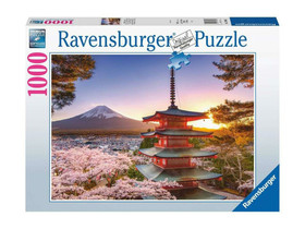 Puzzle 1000 db - Cseresznyefavirágzás Japánban