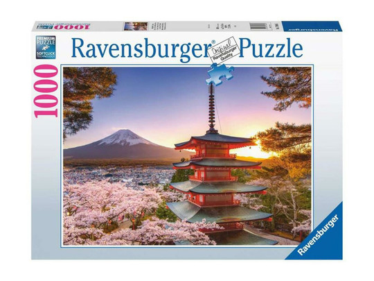 Puzzle 1000 db - Cseresznyefavirágzás Japánban