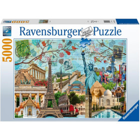 Puzzle 5000 db - Nagyvárosi kollázs
