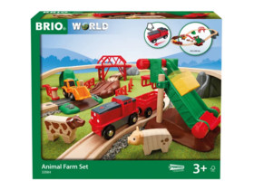 BRIO vonat farm készlet