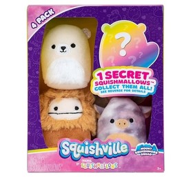 Squishmallows 4db-os 1 meglepetéssel