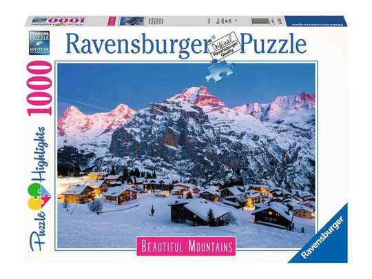 Puzzle 1000 db - Berner Oberland, Mürren