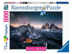 Puzzle 1000 db - Drei Zinnen, Dolomitok