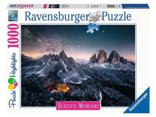 Puzzle 1000 db - Drei Zinnen, Dolomitok