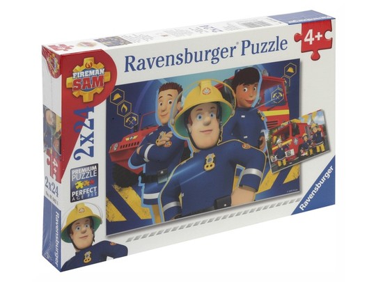 Ravensburger: Sam a tûzoltó 2 x 24 darabos puzzle