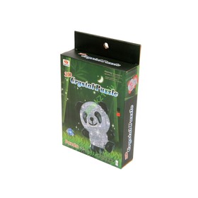 3D világító kristály puzzle - panda  - 53