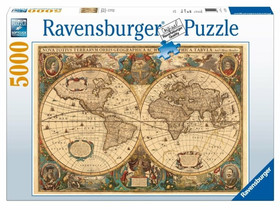 Puzzle 5000 db - Történelmi világtérkép