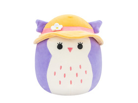 Squishmallows: Holly a lila bagoly napsapkával 20cm