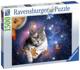 Puzzle 1500 db - Macskák az ûrben