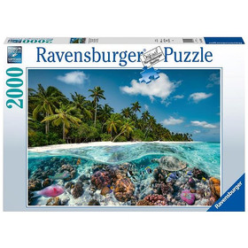 Puzzle 2000 db - Merülj a Maldív-szigeteken