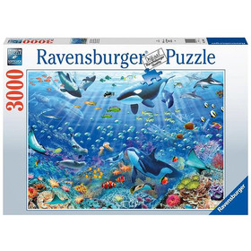 Puzzle 3000 db - Színes víz alatti szórakozás