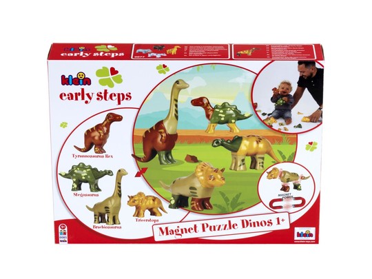 Mágneses Dino Puzzle 4 Dinos