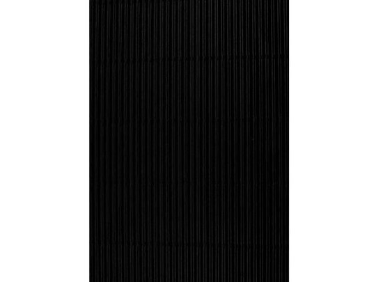 Fekete dekorációs 3D hullámpapír 50x70cm 161g 1db