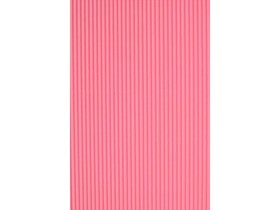 Rózsaszín dekorációs 3D hullámpapír 50x70cm 161g 1db