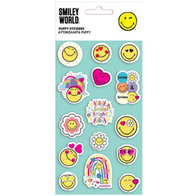 Smiley ikonok 3D pufi matrica szett 10x22cm-es íven