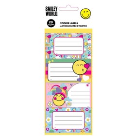 Smiley 20db-os öntapadós füzet címke