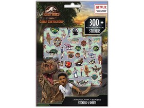 Jurassic World 300 db-os matrica szett
