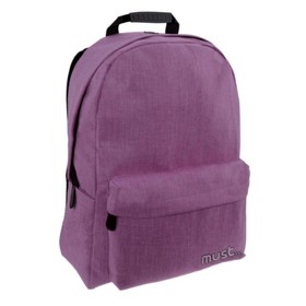 Must Jean lila iskolatáska hátizsák 42x32x17cm
