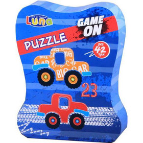 Autós puzzle 42db-os