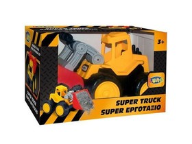 Super Truck sárga buldózer 35x19x21,5cm